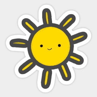 Cute Happy Sunshine Sticker